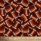 Footballs Cotton Fabric by the Yard | By The Yard | Sewing and Crafting | 44 inches wide